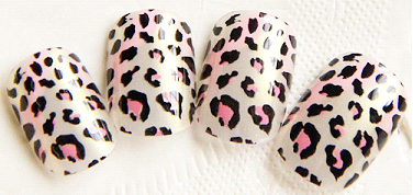 Unhas portiças estampa leopardo
