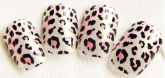 Unhas portiças estampa leopardo
